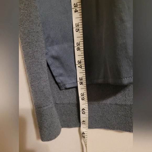 Sundance Jillian Gray Wool / Linen/ Silk Sweater Dress sz M - Picture 2 of 7